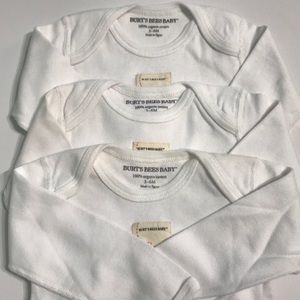 Burt’s Bees Baby Bodysuit LOT